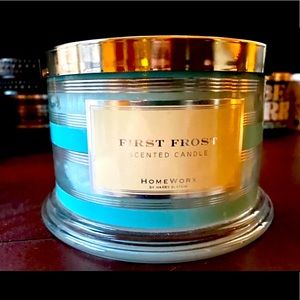 ❄️”FIRST FROST” HOMEWORX BY HARRY SLATKIN CANDLE NEW❄️